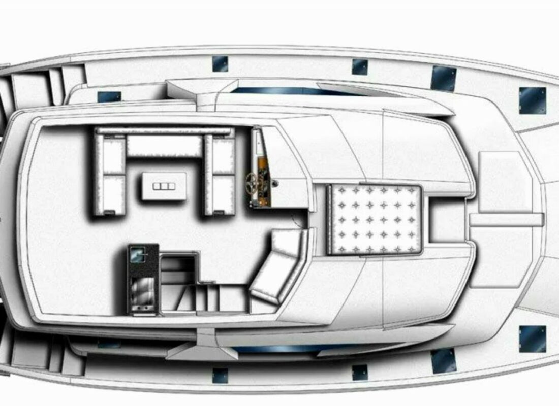 MC47-2 Моторный катамаран MC47